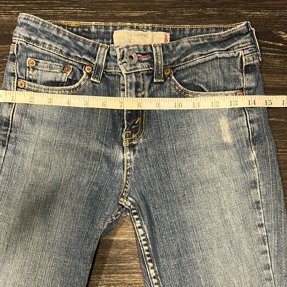 Super comfortable Levi 510 flare size 0 short